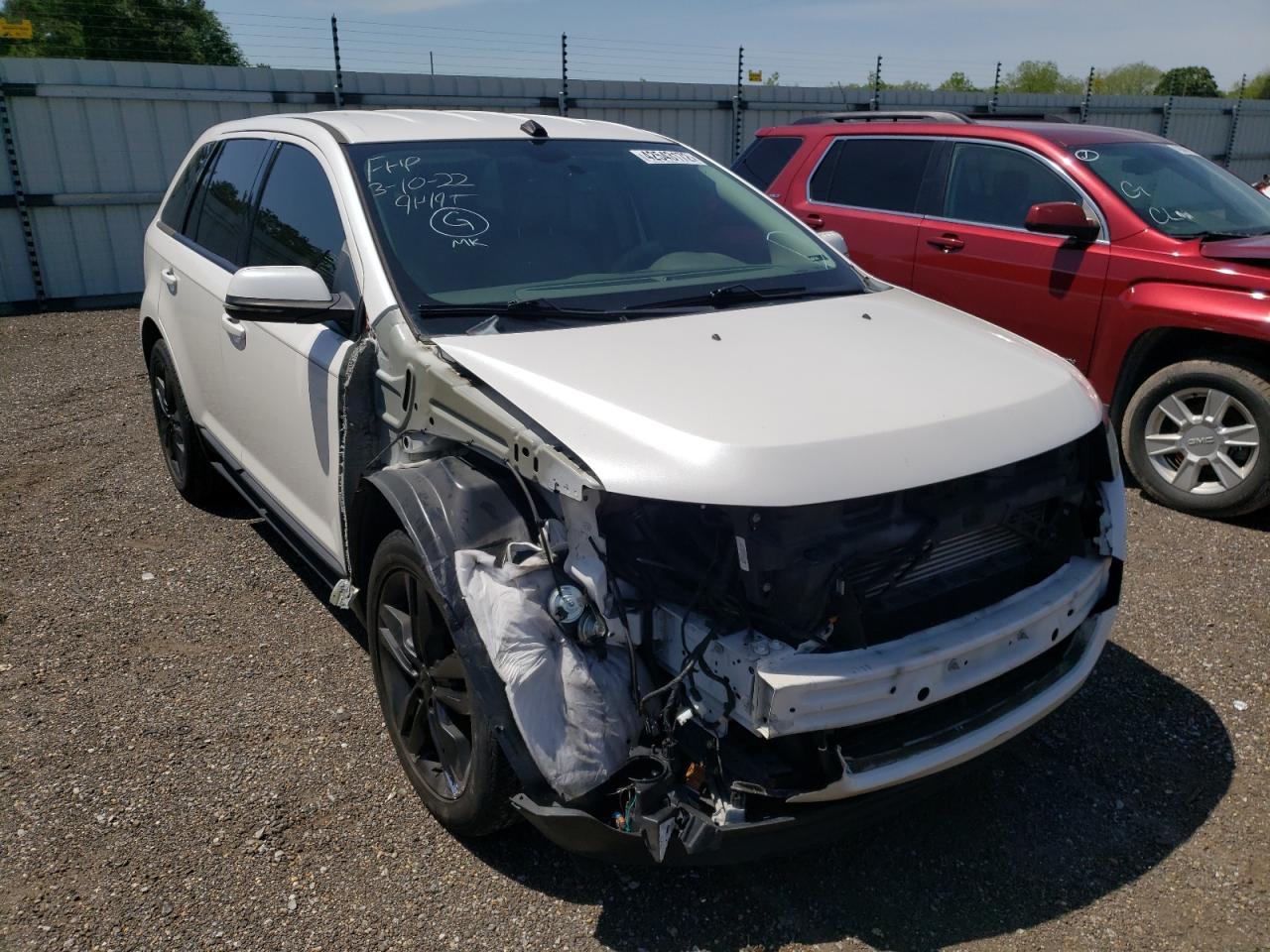 FORD EDGE SEL 2012 with VIN 2FMDK3J91CBA07208 - Photo from auction
