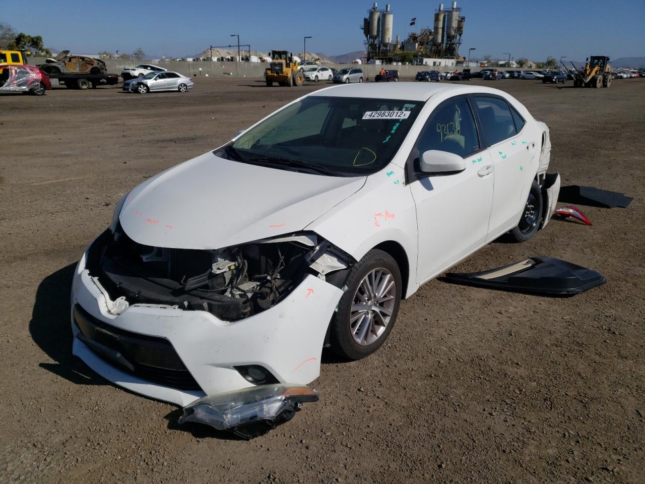 Photo 2 from auction – 2015 TOYOTA COROLLA L with VIN 5YFBURHE4FP185296