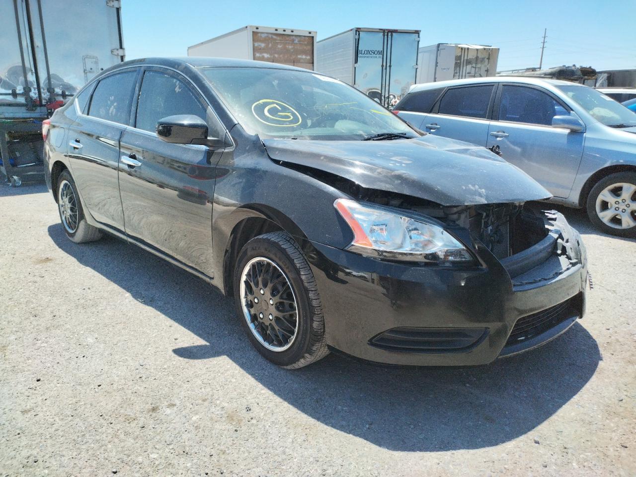 NISSAN SENTRA S 2014 with VIN 3N1AB7AP7EY204460 - Photo from auction