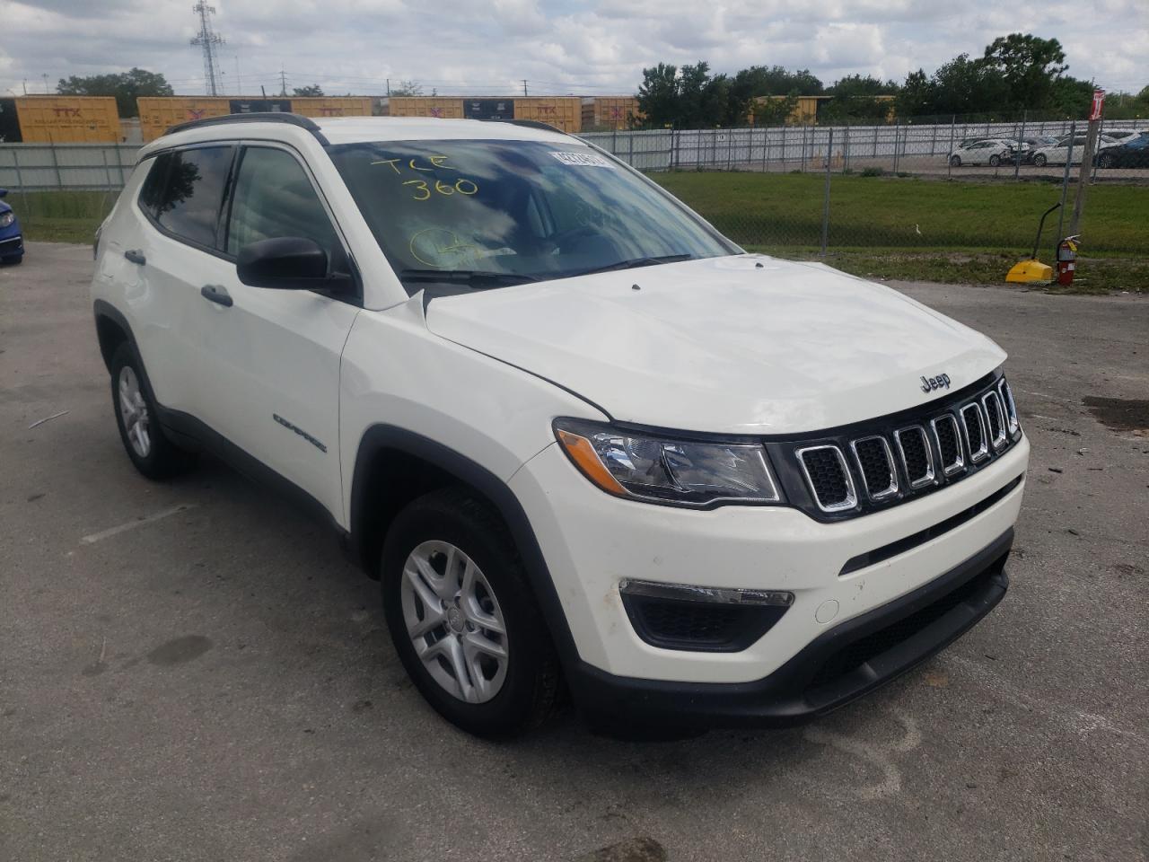 JEEP COMPASS SP 2021 with VIN 3C4NJCAB8MT526678 - Photo from auction