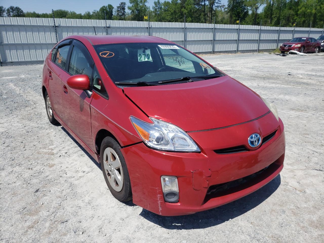 TOYOTA PRIUS 2011 with VIN JTDKN3DU3B0270920 - Photo from auction