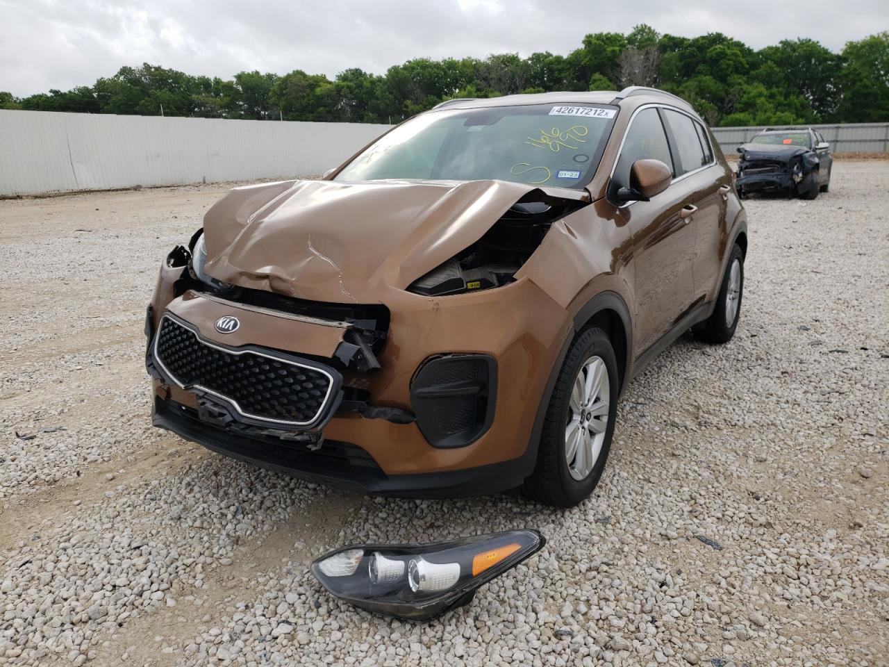 Photo 2 from auction – 2017 KIA SPORTAGE L with VIN KNDPM3AC2H7166990