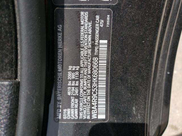 Photo 10 from auction – 2017 BMW 430XI with VIN WBA4R9C53HK680668