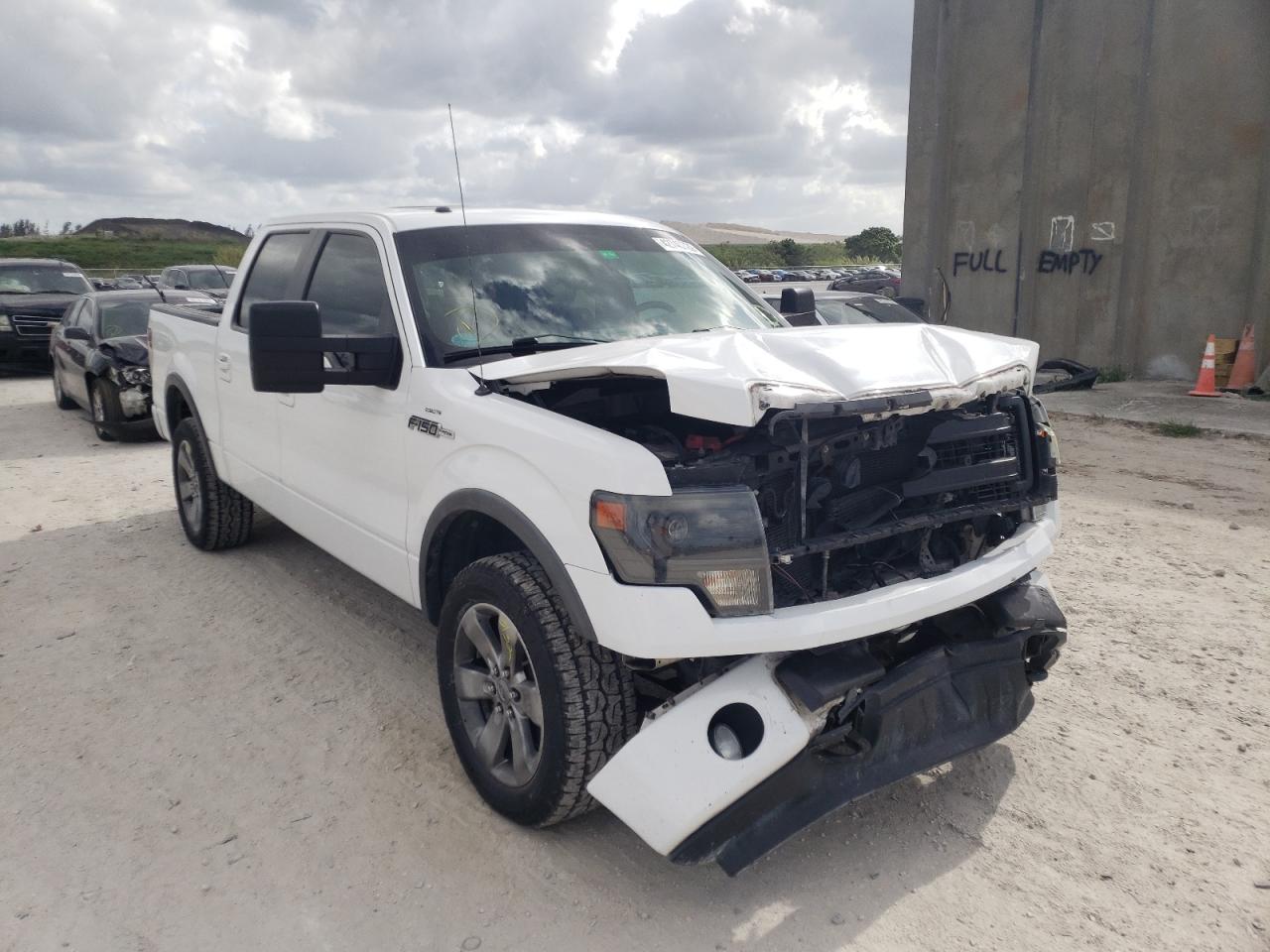 FORD F150 SUPER 2013 with VIN 1FTFW1EF7DFB06752 - Photo from auction