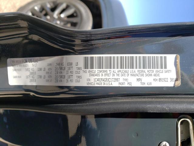 Photo 10 from auction – 2018 JEEP GRAND CHER with VIN 1C4RJFAG9JC172997