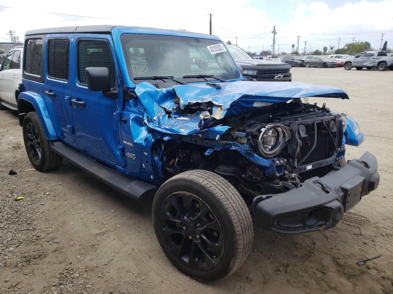 JEEP WRANGLER U 2021 with VIN 1C4JJXP61MW782056 - Photo from auction