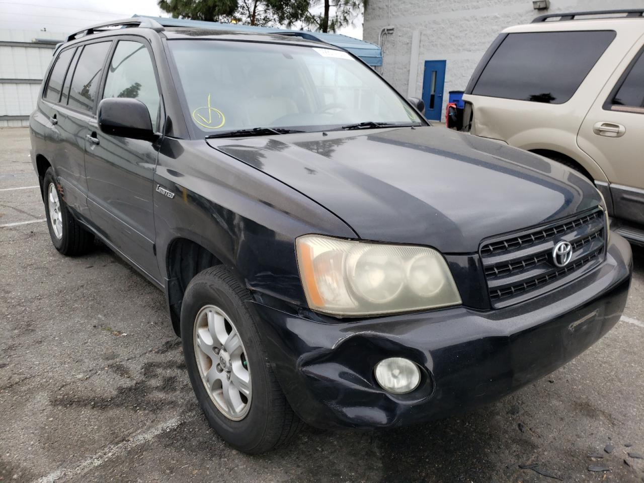 TOYOTA HIGHLANDER 2001 с VIN JTEGF21A510028311 - Фото с аукциона