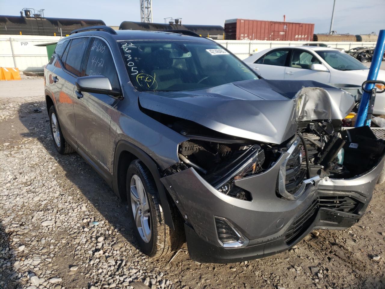 GMC TERRAIN SL 2018 with VIN 3GKALMEX7JL298693 - Photo from auction