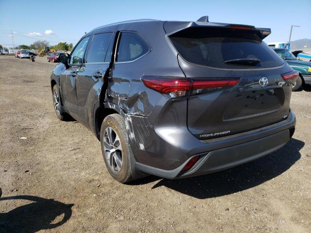 Photo 3 from auction – 2021 TOYOTA HIGHLANDER with VIN 5TDHZRAH8MS033509