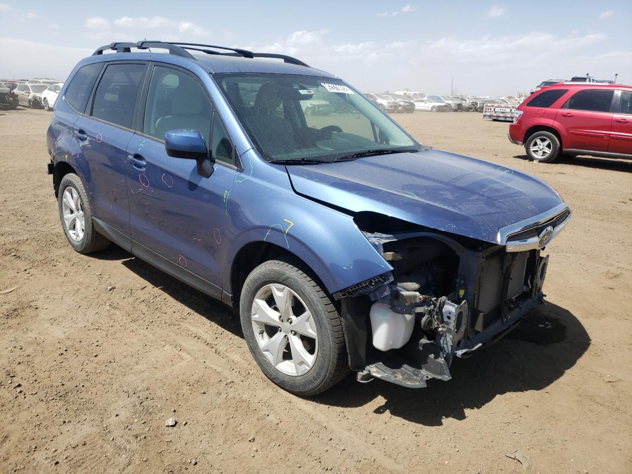 SUBARU FORESTER 2 2015 with VIN JF2SJADC4FH841489 - Photo from auction