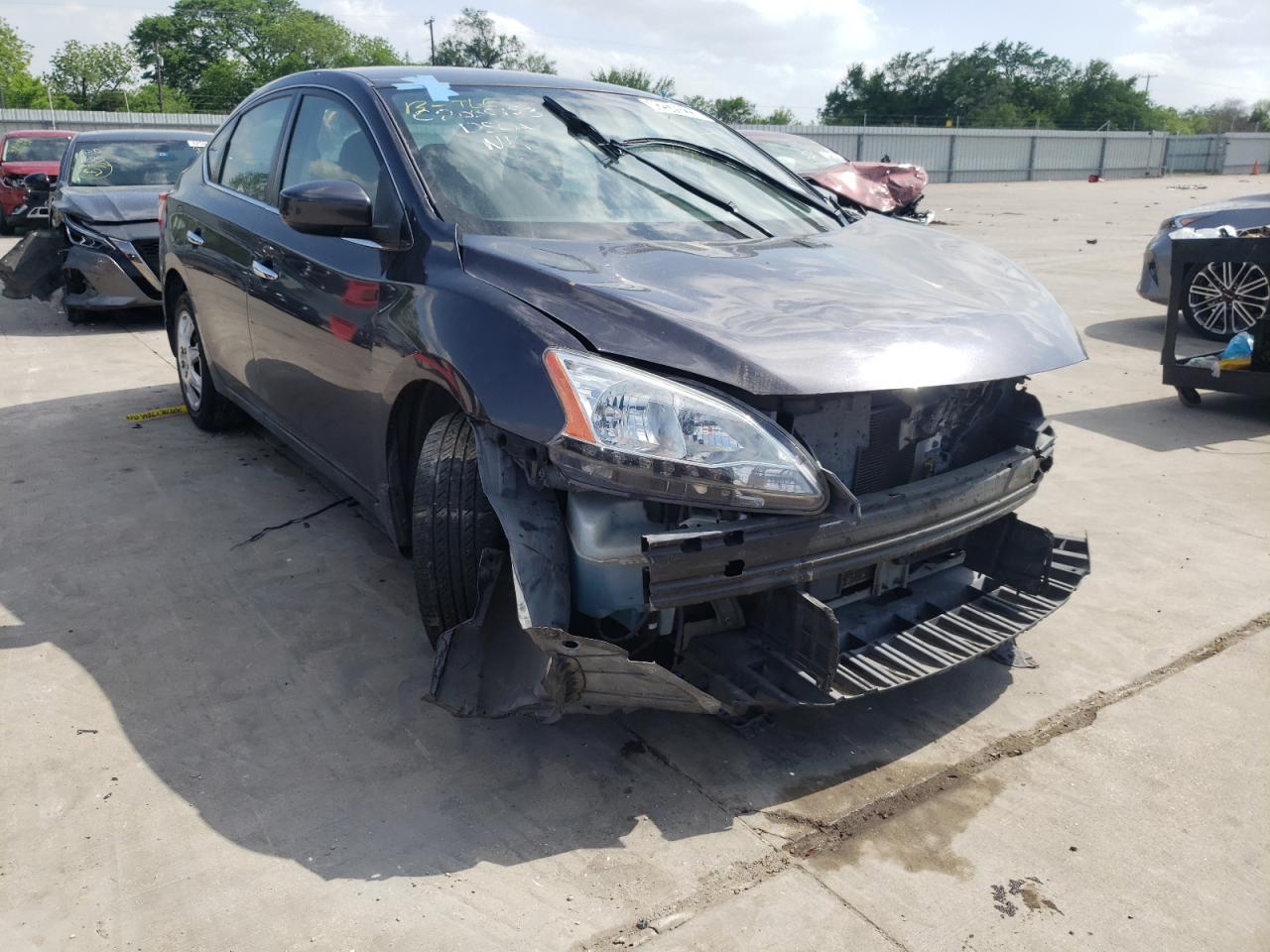 Photo 1 from auction – 2013 NISSAN SENTRA S with VIN 3N1AB7AP1DL620743