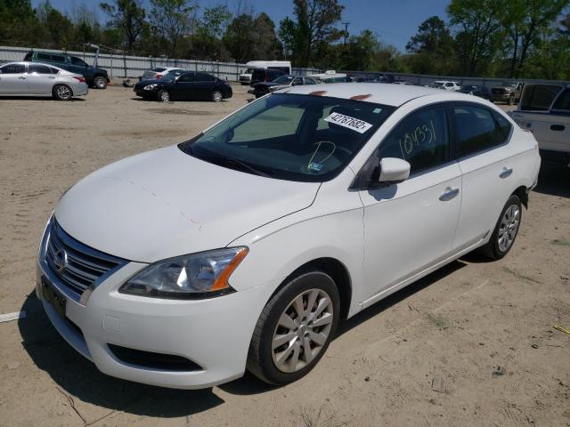 Photo 2 from auction – 2015 NISSAN SENTRA S with VIN 3N1AB7AP1FY361161