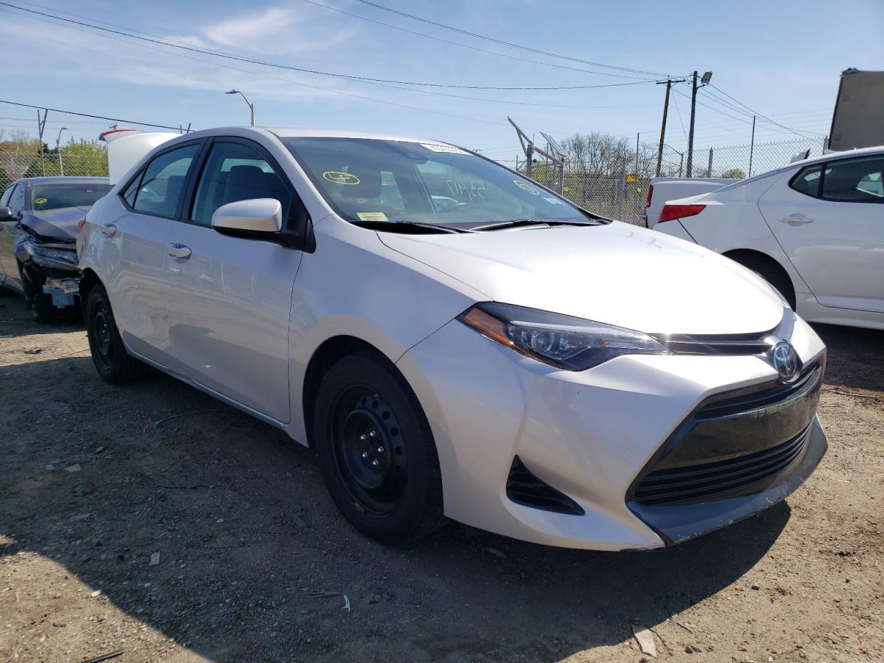 TOYOTA COROLLA L 2019 with VIN 2T1BURHE3KC151473 - Photo from auction