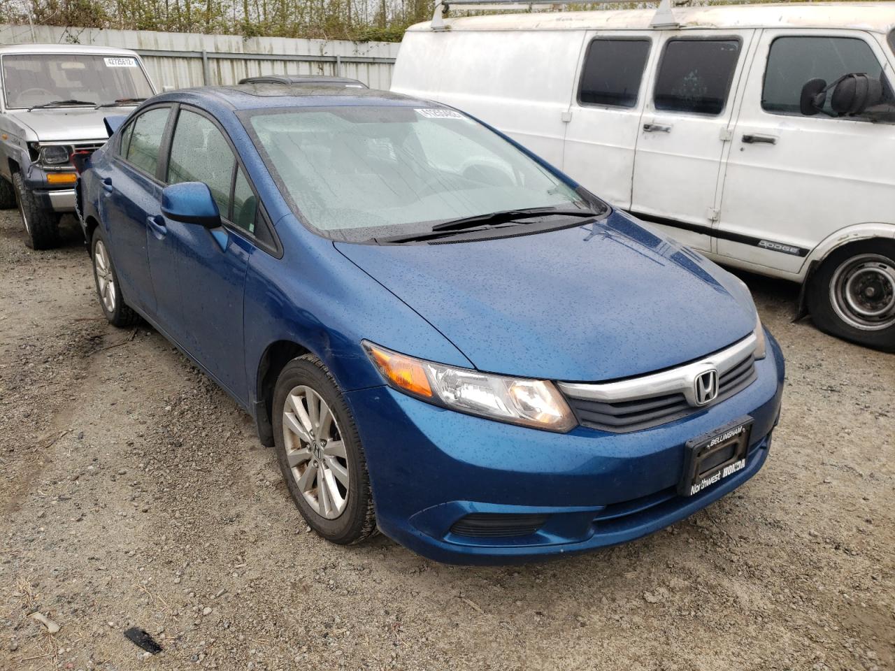 HONDA CIVIC EX 2012 with VIN 19XFB2F86CE328127 - Photo from auction