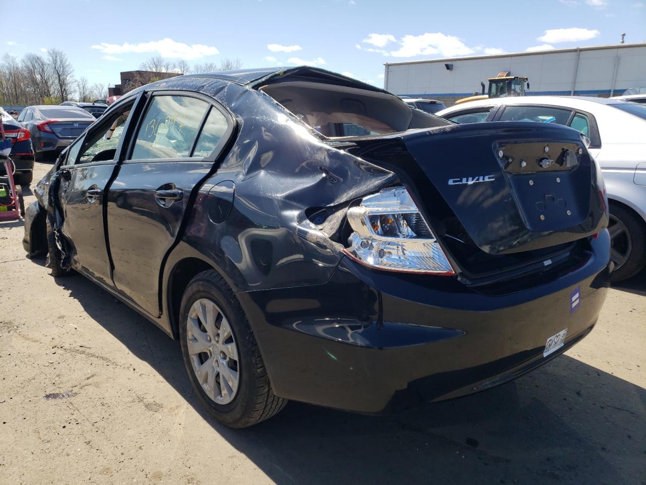 Photo 3 from auction – 2012 HONDA CIVIC LX with VIN JHMFB2F56CS005648