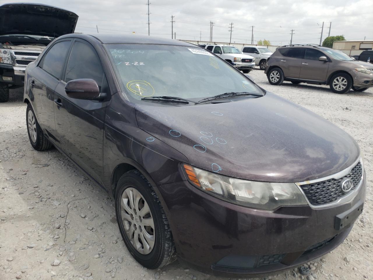 KIA FORTE EX 2011 with VIN KNAFU4A29B5401376 - Photo from auction