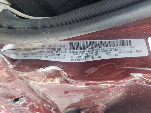 Photo 10 from auction – 2019 RAM 1500 BIG H with VIN 1C6SRFFT9KN586102