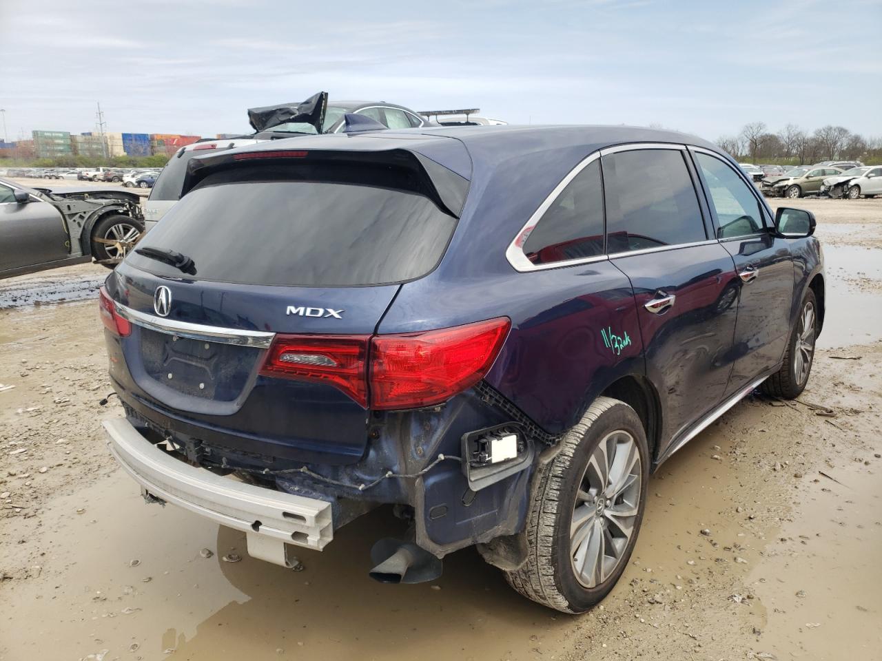 Photo 4 from auction – 2017 ACURA MDX TECHNO with VIN 5FRYD3H59HB004567