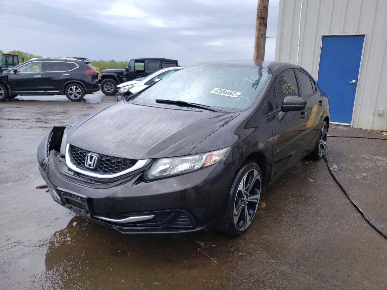 Photo 2 from auction – 2014 HONDA CIVIC LX with VIN 2HGFB2F56EH511686