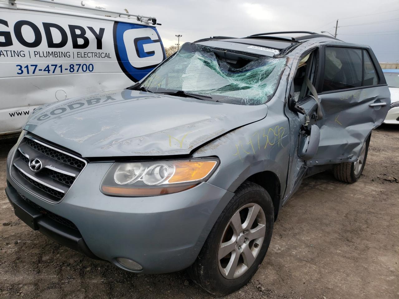 Photo 2 from auction – 2007 HYUNDAI SANTA FE S with VIN 5NMSH13E47H024603