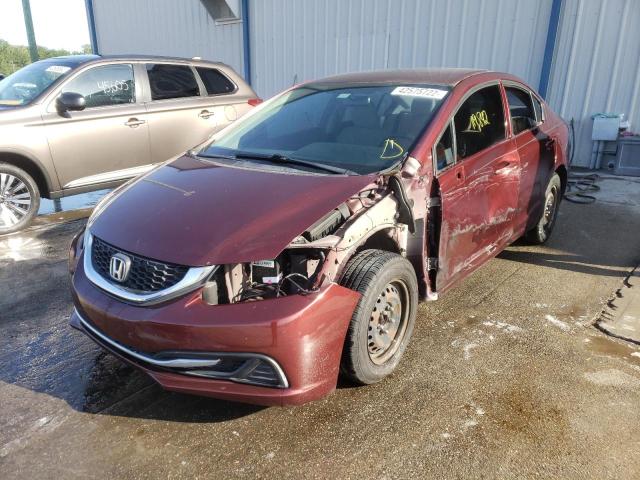 Photo 2 from auction – 2013 HONDA CIVIC LX with VIN 19XFB2F59DE068720