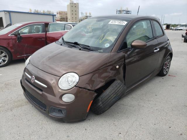 Photo 2 from auction – 2015 FIAT 500 SPORT with VIN 3C3CFFBR9FT594145