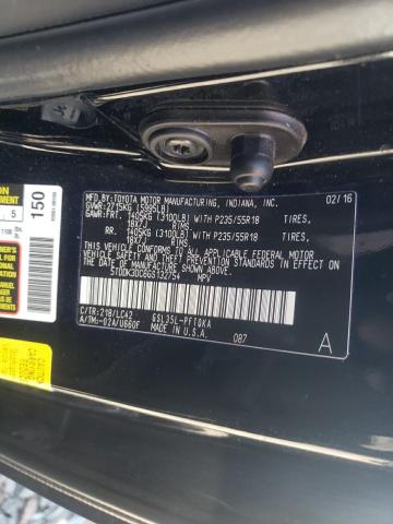 Photo 10 from auction – 2016 TOYOTA SIENNA XLE with VIN 5TDDK3DC6GS132754