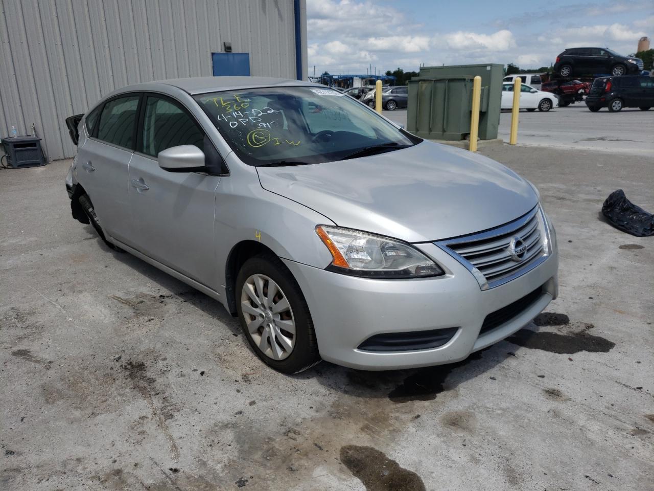 NISSAN SENTRA S 2014 with VIN 3N1AB7AP1EY278067 - Photo from auction