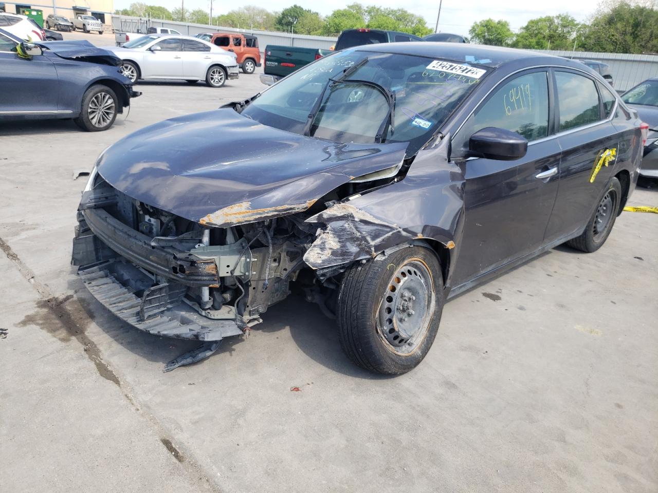 Photo 2 from auction – 2013 NISSAN SENTRA S with VIN 3N1AB7AP1DL620743