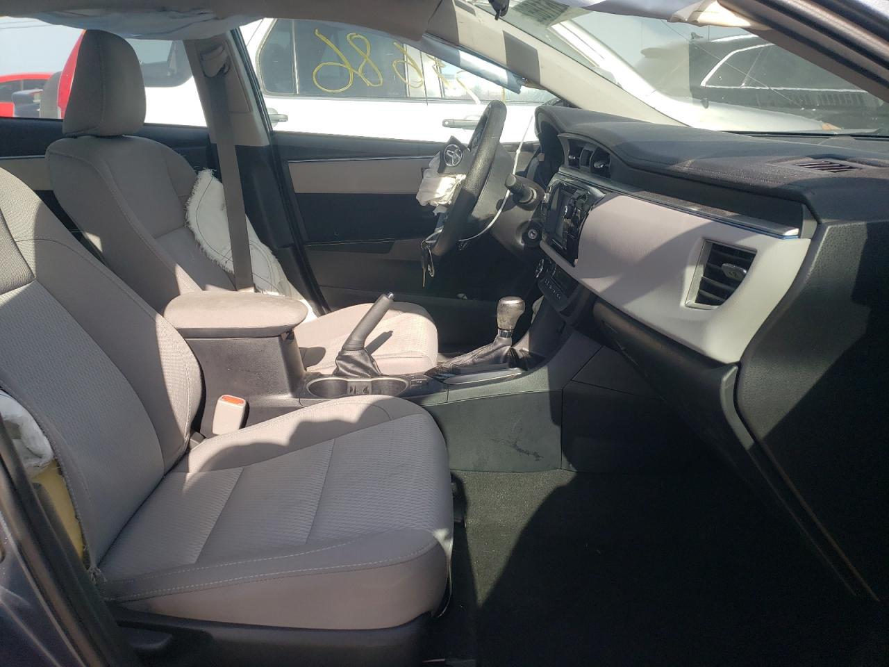 Photo 5 from auction – 2016 TOYOTA COROLLA L with VIN 2T1BURHE1GC589531