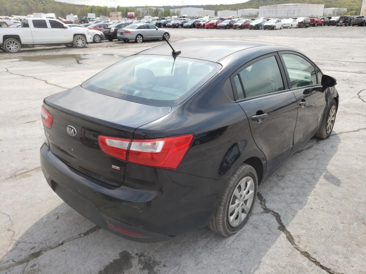 Photo 4 from auction – 2013 KIA RIO LX with VIN KNADM4A37D6186626