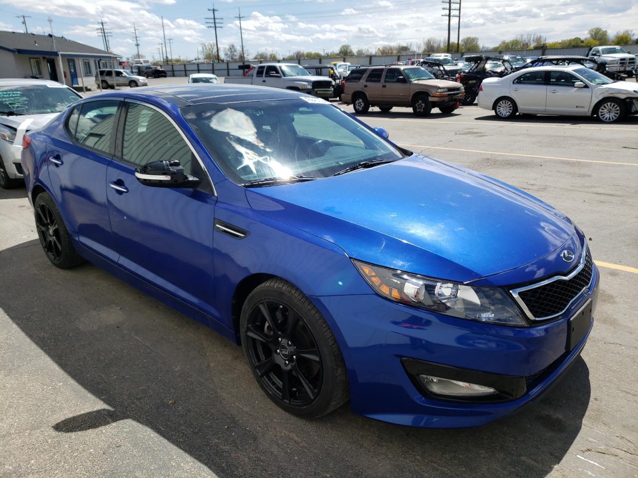KIA OPTIMA SX 2013 with VIN 5XXGR4A64DG113646 - Photo from auction