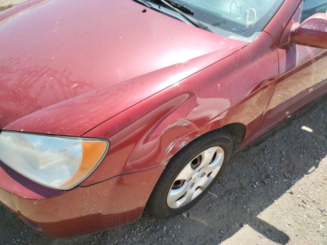 Photo 9 from auction – 2006 KIA SPECTRA LX with VIN KNAFE121265307248