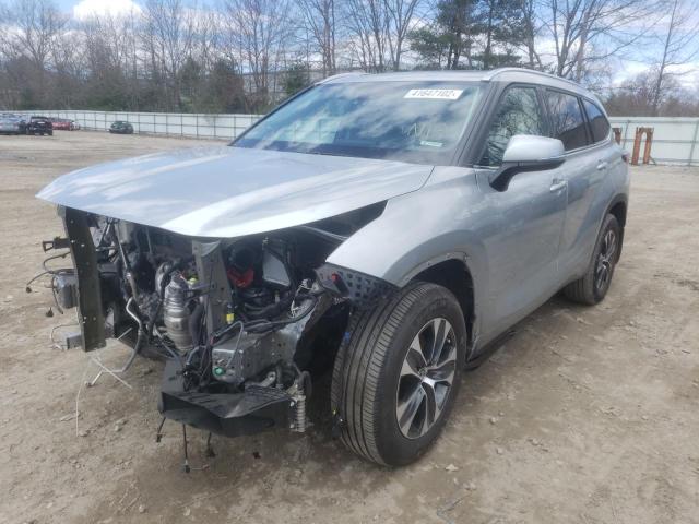 Photo 2 from auction – 2021 TOYOTA HIGHLANDER with VIN 5TDGZRBHXMS113386
