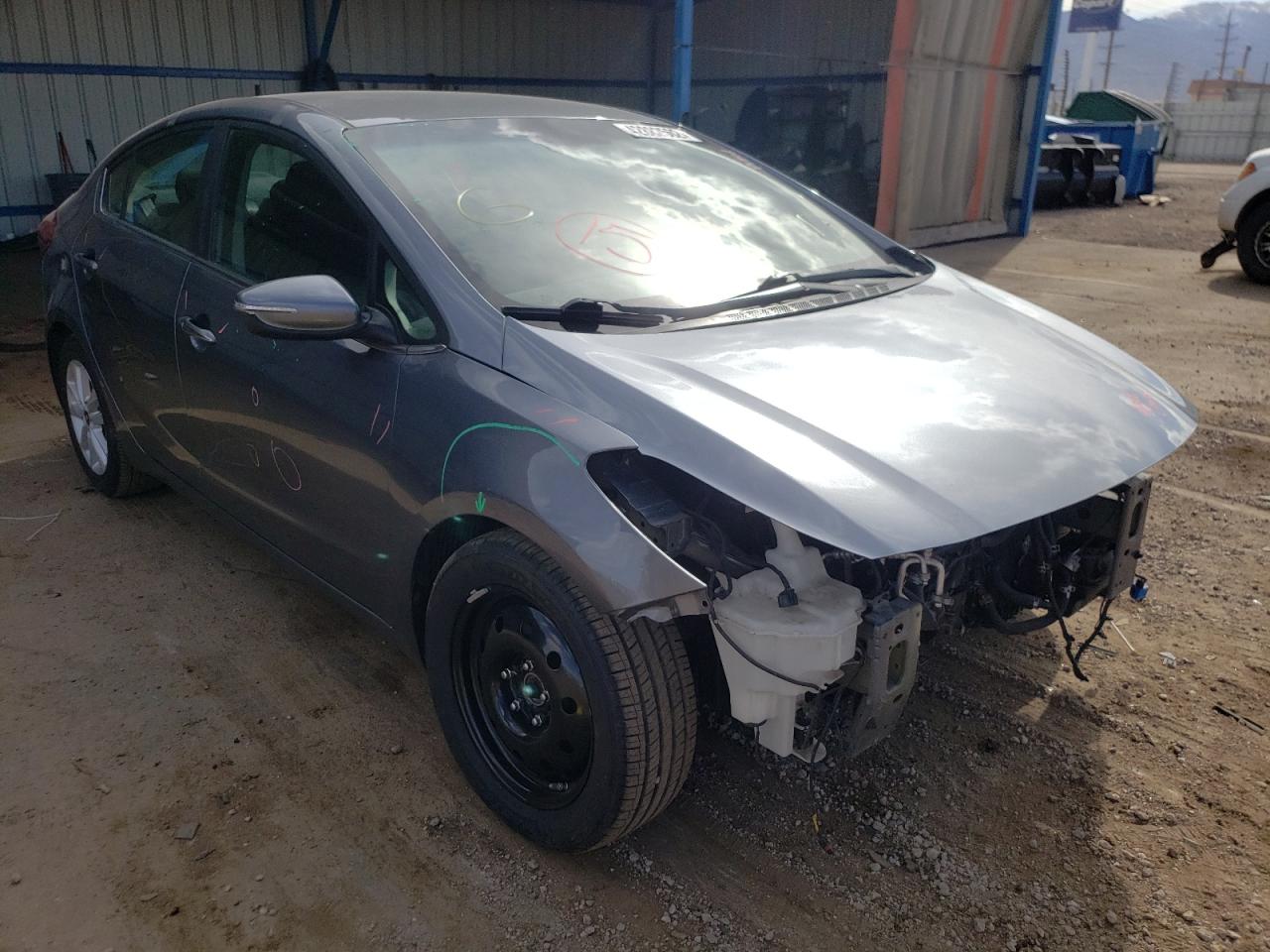 KIA FORTE LX 2017 with VIN 3KPFL4A76HE088317 - Photo from auction