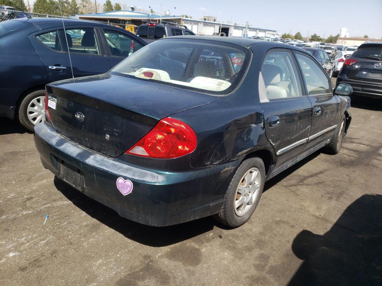 Photo 4 from auction – 2003 KIA SPECTRA BA with VIN KNAFB121835262210