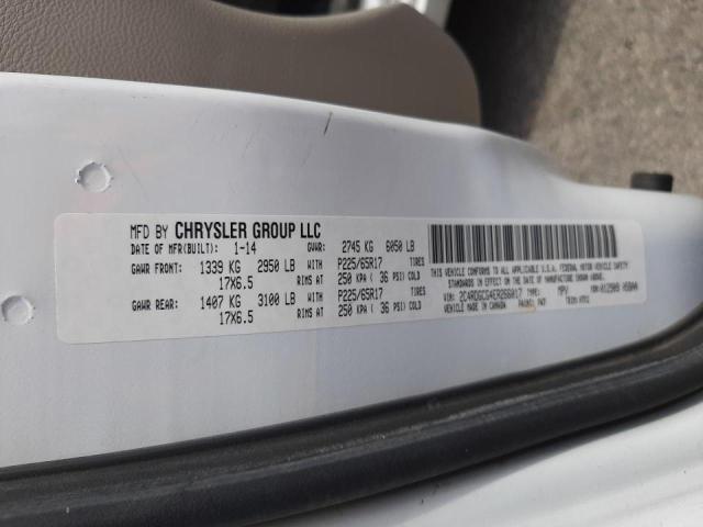 Photo 10 from auction – 2014 DODGE GRAND CARA with VIN 2C4RDGCG4ER266017