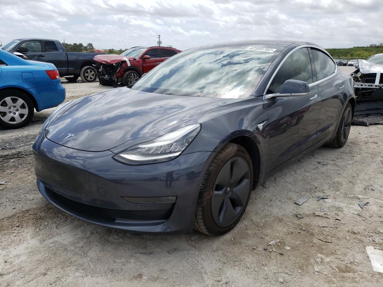 Photo 2 from auction – 2019 TESLA MODEL 3 with VIN 5YJ3E1EB5KF432814