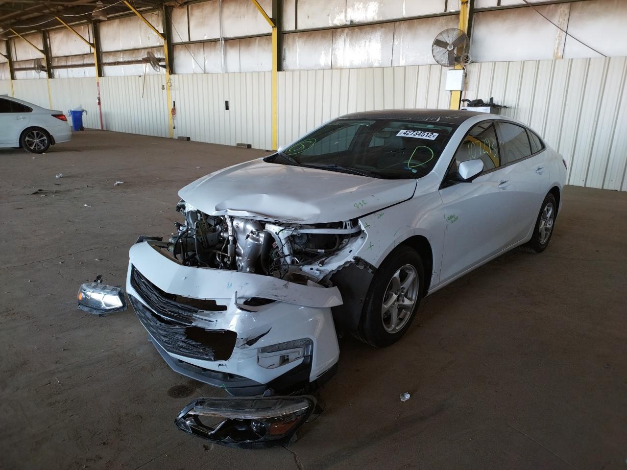Photo 2 from auction – 2016 CHEVROLET MALIBU LT with VIN 1G1ZE5ST7GF207174