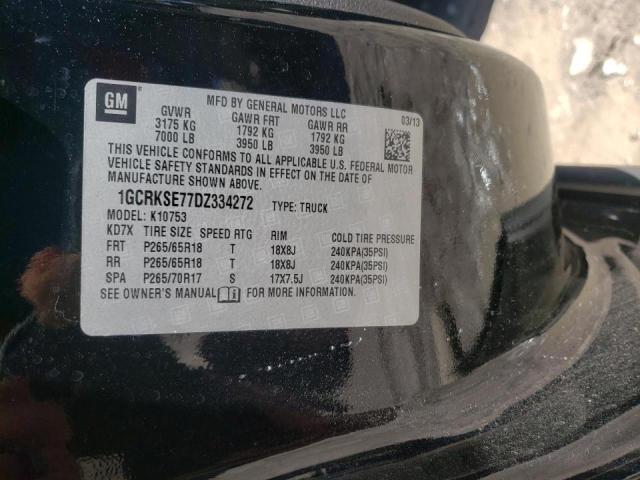 Photo 10 from auction – 2013 CHEVROLET SILVERADO with VIN 1GCRKSE77DZ334272