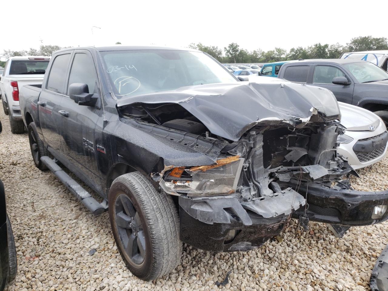 RAM 1500 SLT 2018 with VIN 1C6RR6LT4JS125585 - Photo from auction