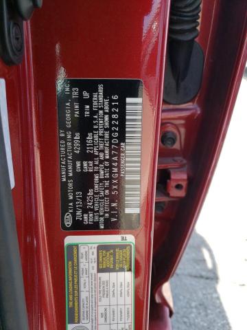 Photo 10 from auction – 2013 KIA OPTIMA LX with VIN 5XXGM4A77DG228216