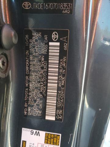 Photo 10 from auction – 2007 TOYOTA SCION TC with VIN JTKDE167070183531