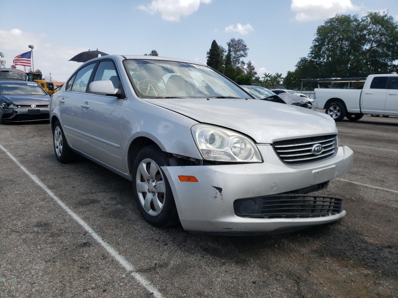 KIA OPTIMA LX 2008 with VIN KNAGE123585183856 - Photo from auction