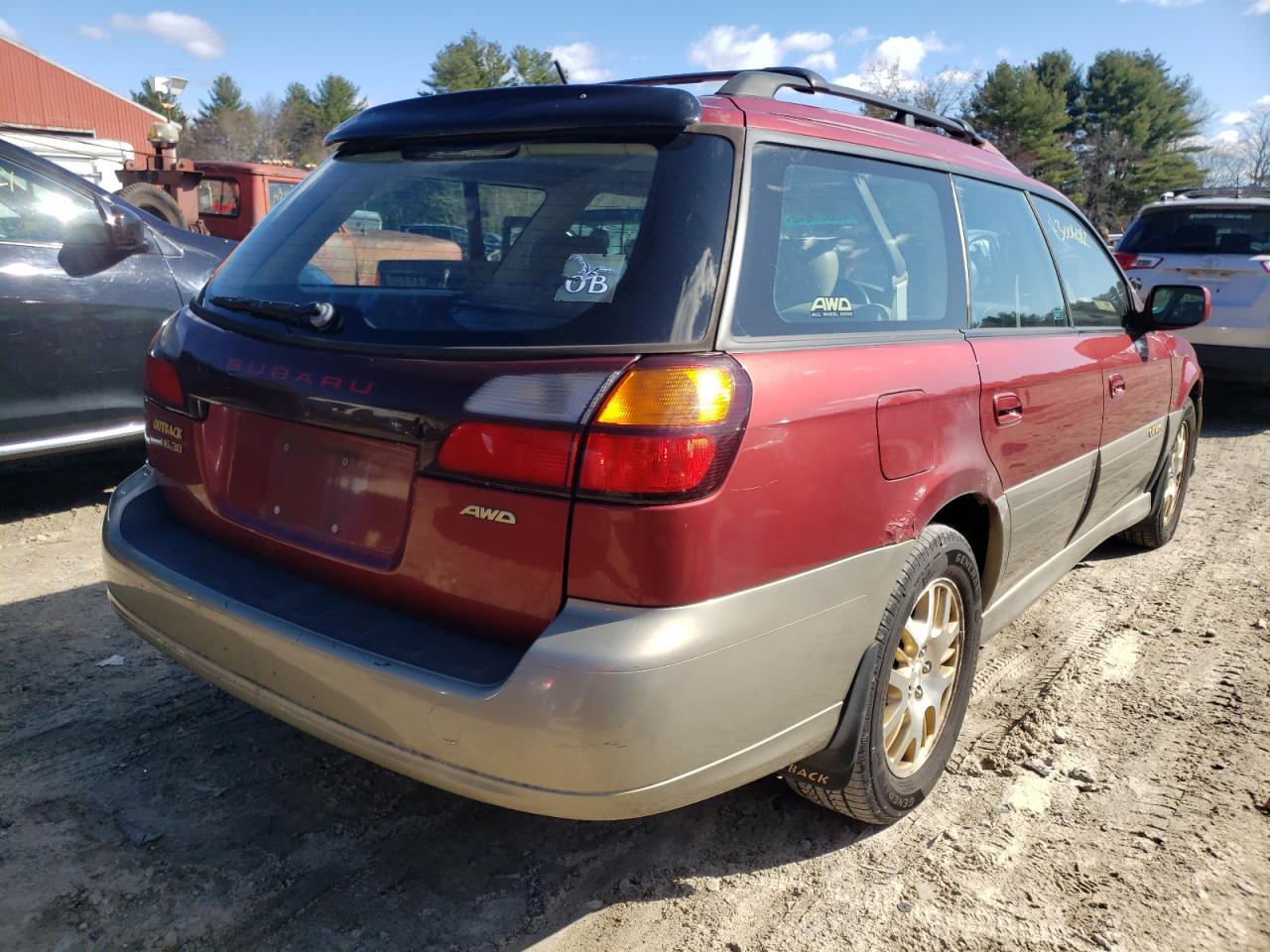 Photo 4 from auction – 2003 SUBARU LEGACY OUT with VIN 4S3BH806X37624551