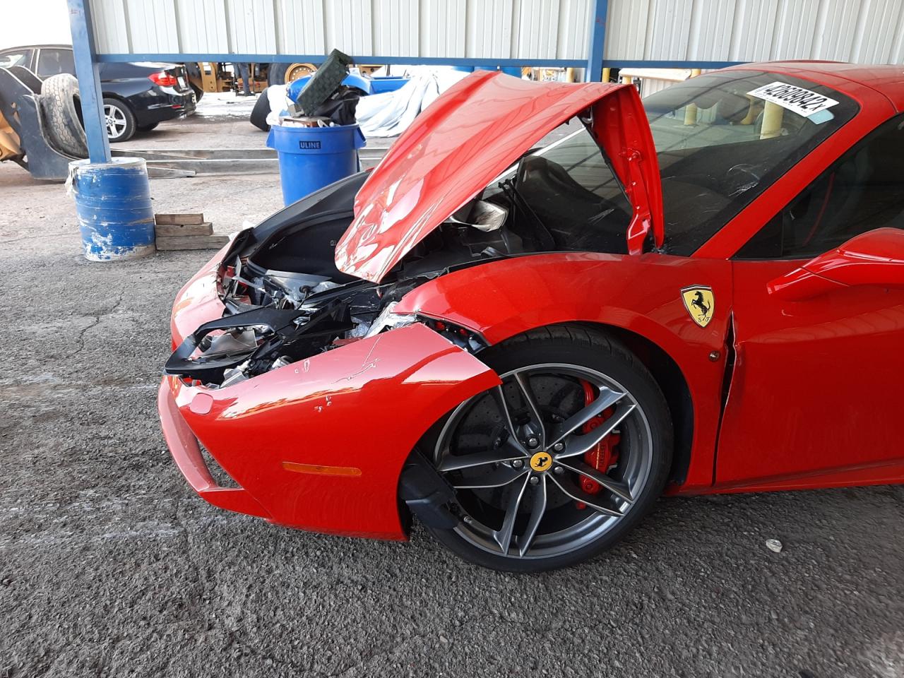 Photo 9 from auction – 2017 FERRARI 488 SPIDER with VIN ZFF80AMA5H0228410