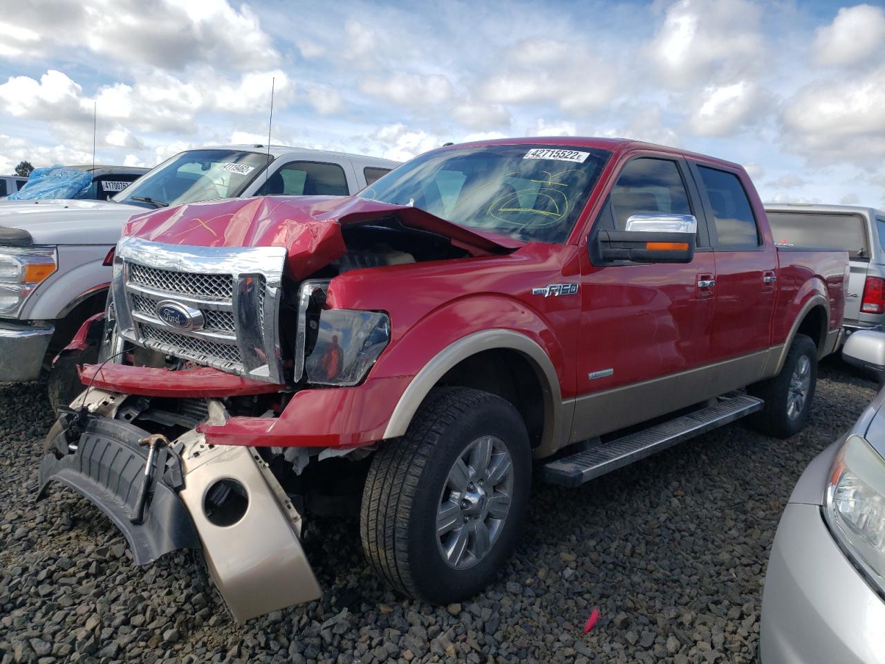 Photo 2 from auction – 2012 FORD F150 SUPER with VIN 1FTFW1ET2CFB94811