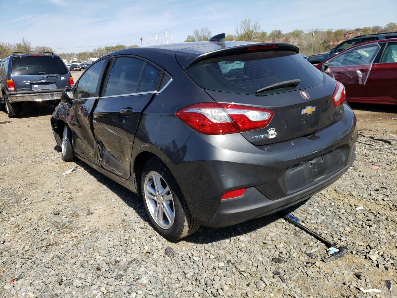 Photo 3 from auction – 2018 CHEVROLET CRUZE LT with VIN 3G1BE6SM4JS522940