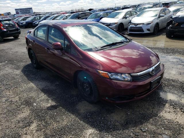 HONDA CIVIC LX 2012 with VIN 2HGFB2F55CH013119 - Photo from auction