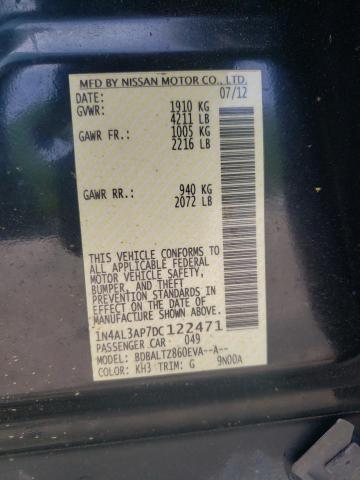 Photo 10 from auction – 2013 NISSAN ALTIMA 2.5 with VIN 1N4AL3AP7DC122471
